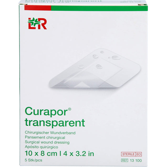 Curapor Wundverband transparent steril, 5 St. Pflaster