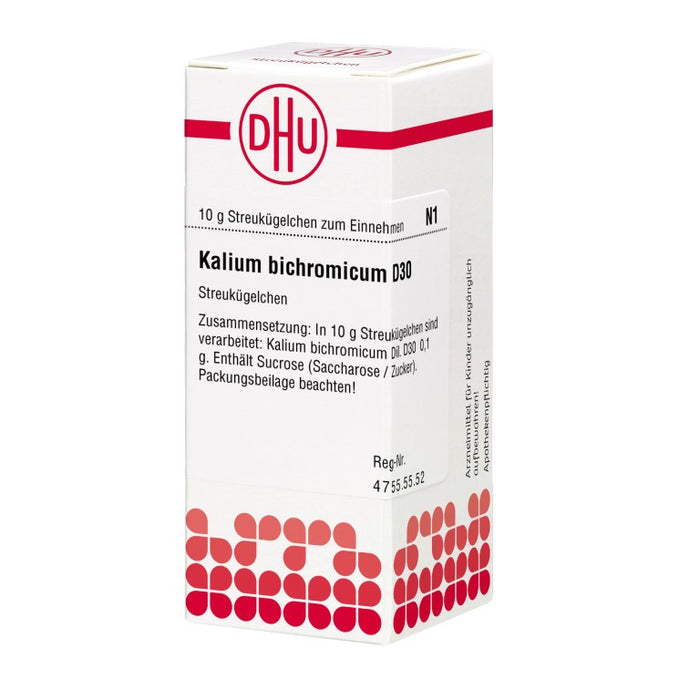 DHU Kalium bichromicum D30 Streukügelchen, 10 g Globules