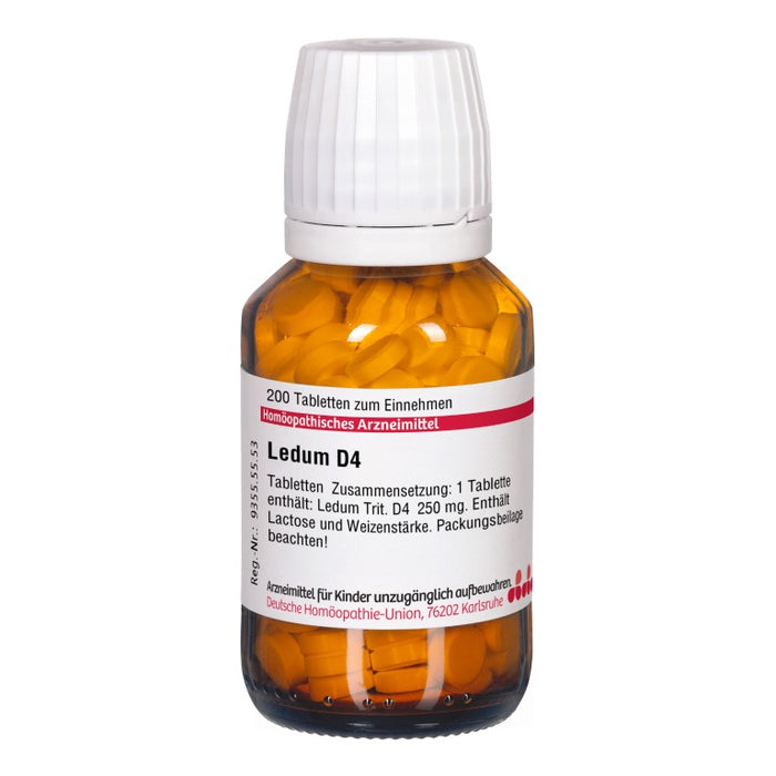 DHU Ledum D4 Tabletten, 200 St. Tabletten