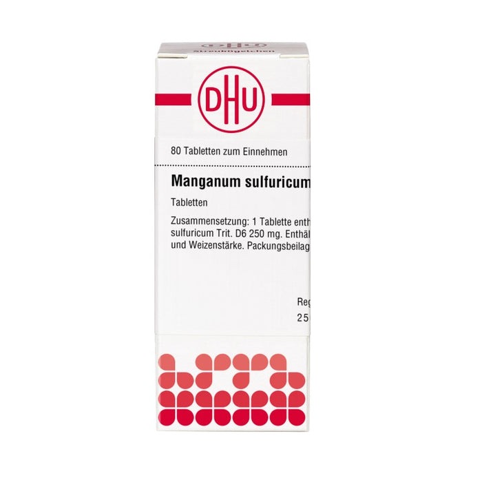 DHU Manganum sulfuricum D6 Tabletten, 80 pcs. Tablets