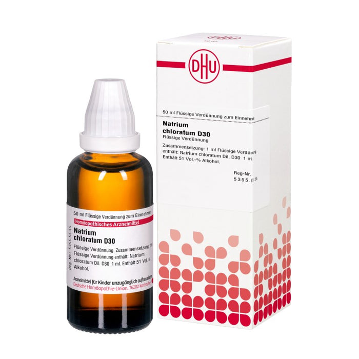 DHU Natrium chloratum D30 Dilution, 50 ml Lösung