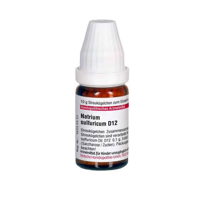 DHU Natrium sulfuricum D12 Streukügelchen, 10 g Globuli