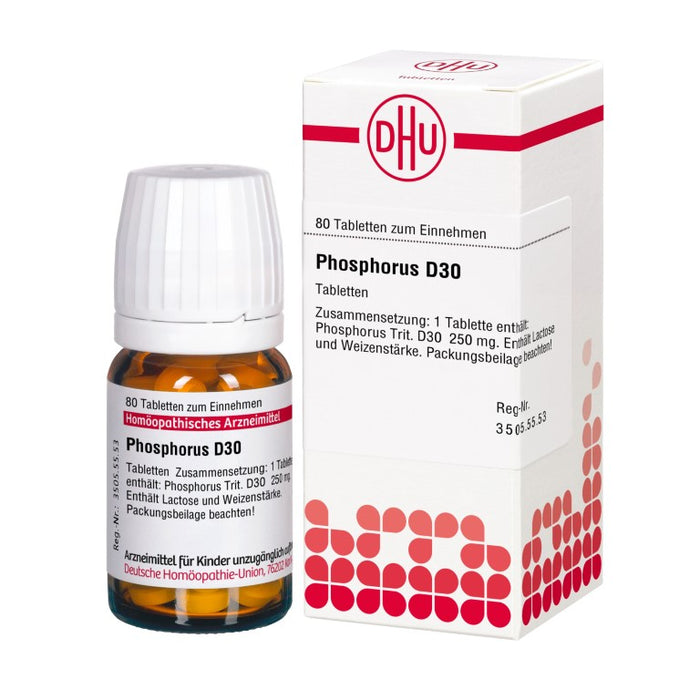 DHU Phosphorus D30 Tabletten, 80 St. Tabletten