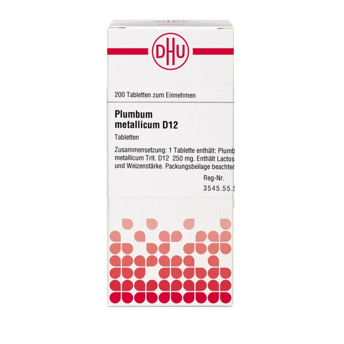 DHU Plumbum metallicum D12 Tabletten, 200 St. Tabletten