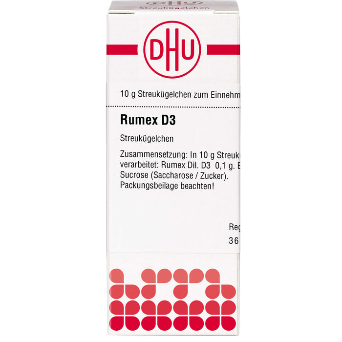 DHU Rumex D3 Streukügelchen, 10 g Globuli