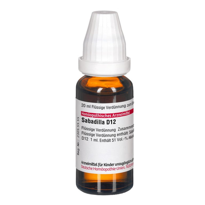 DHU Sabadilla D12 Dilution, 20 ml Lösung