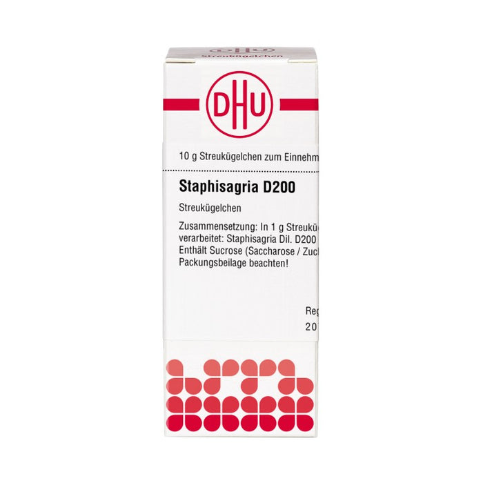 DHU Staphisagria D200 Streukügelchen, 10 g Globules