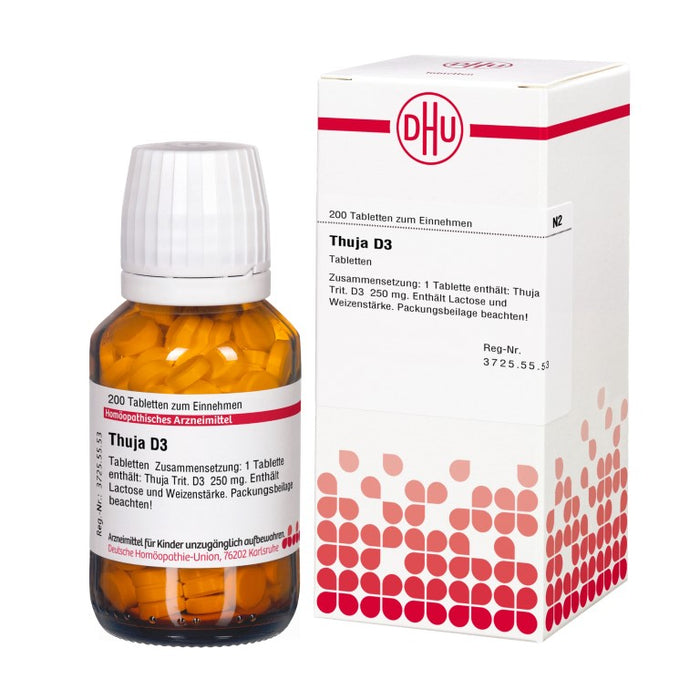 DHU Thuja D3 Tabletten, 200 St. Tabletten