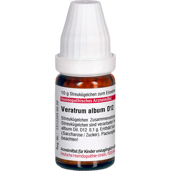 DHU Veratrum album D 12 Streukügelchen, 10 g Globules