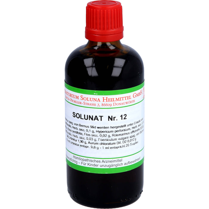 Solunat Nr. 12 Tropfen, 100 ml TRO