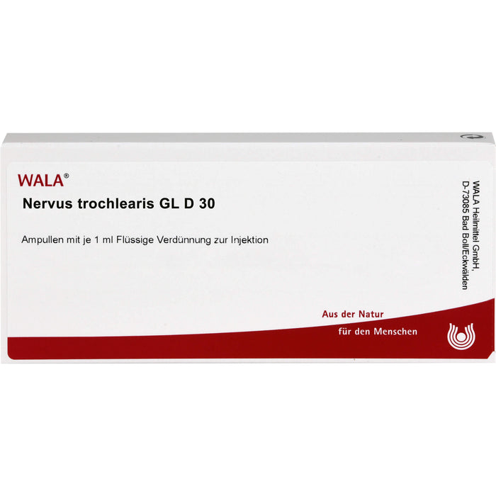 Nervus Trochlearis Gl D30 Wala Ampullen, 10X1 ml AMP