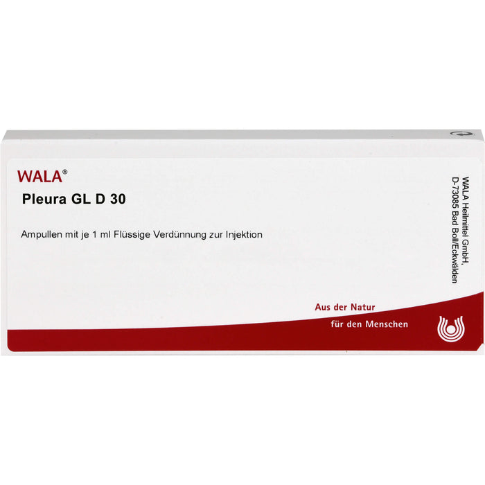 Pleura Gl D30 Wala Ampullen, 10X1 ml AMP