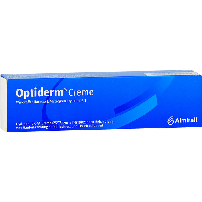 Optiderm Creme bei Hauterkrankungen mit Juckreiz und Hauttrockenheit, 100 g Cream