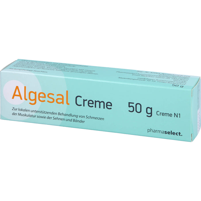 Algesal Creme bei Schmerzen der Muskulatur sowie der Sehnen und Bänder, 50 g Crème