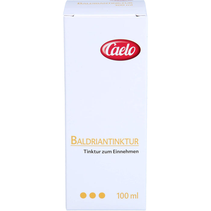 Caelo Baldriantinktur zur Beruhigung bei Einschlafstörungen, 100 ml Lösung