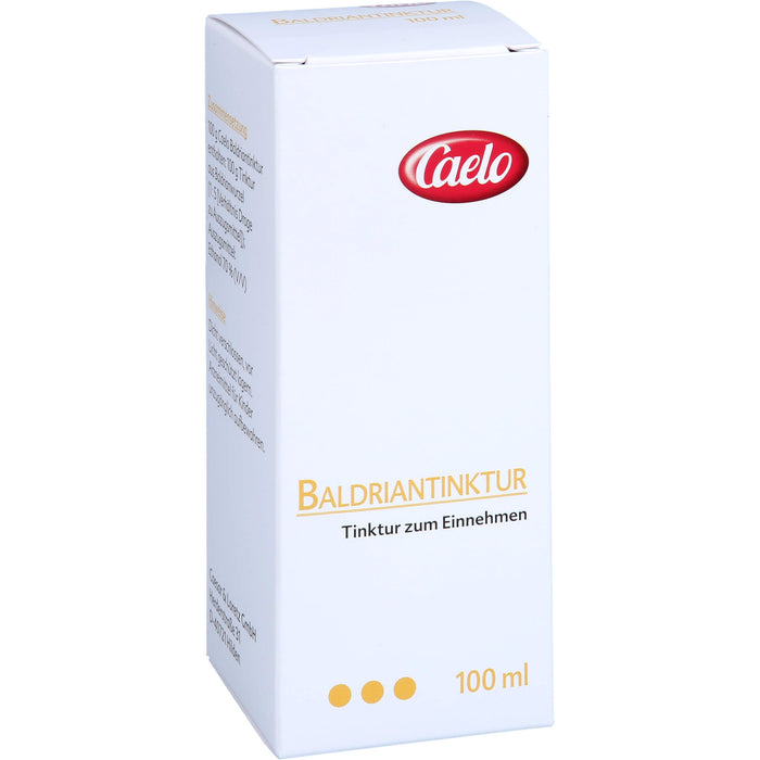 Caelo Baldriantinktur zur Beruhigung bei Einschlafstörungen, 100 ml Solution