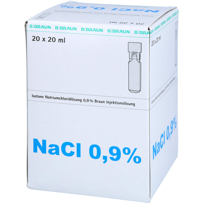 Isotone Kochsalzlösung NaCl 0,9% Braun Mini-Plasco connect, 400 ml Lösung