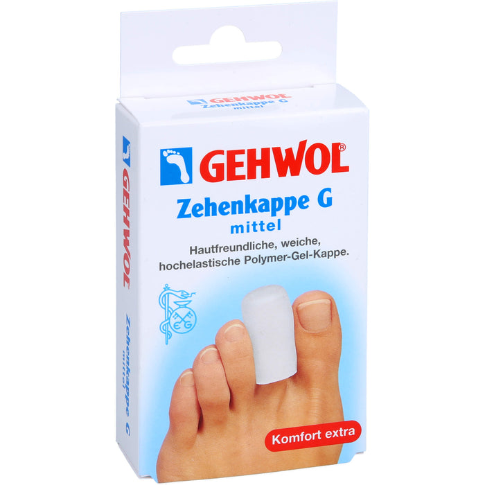 GEHWOL Polymer-Gel Zehenkappe G mittel, 2 pcs. Patch