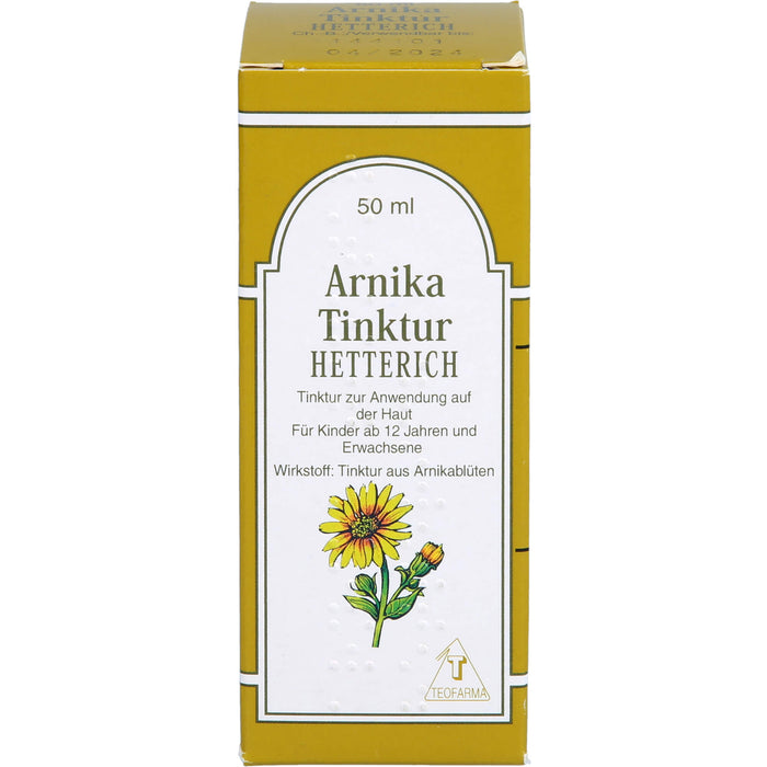 Arnikatinktur Hetterich, 50 ml Solution