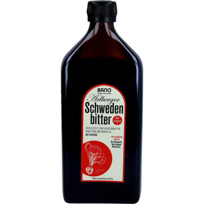 BANO Arlberger Schwedenbitter Digestiv, 500 ml Lösung