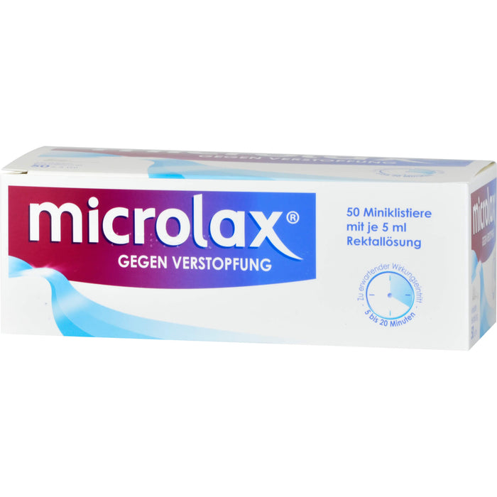 microlax Miniklistier Rektallösung Reimport EurimPharm, 50 pc Lavements