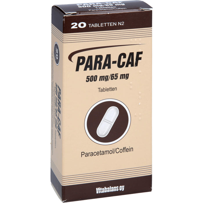 PARA-CAF 500 mg/65 mg, 20 St. Tabletten