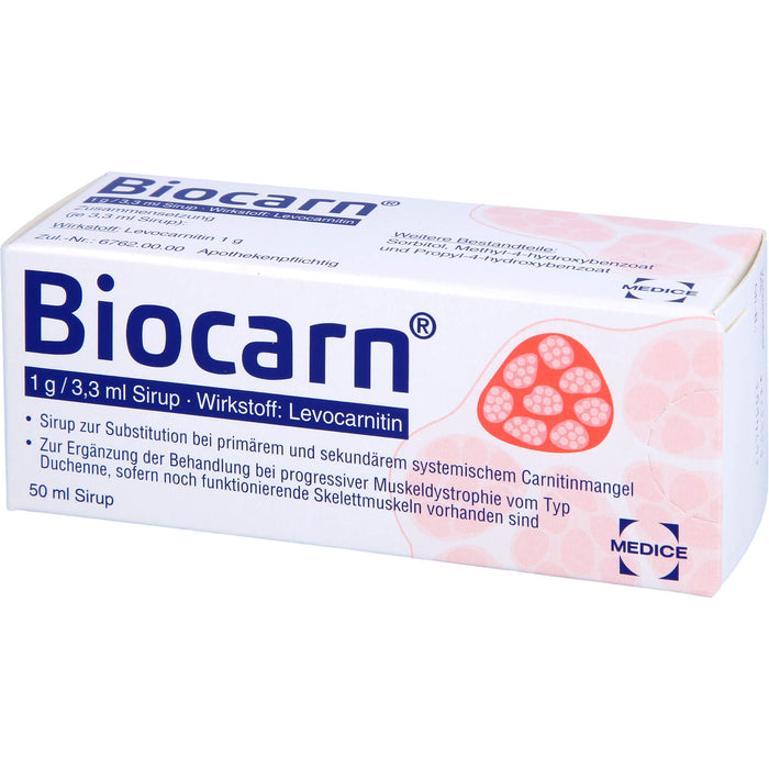 Biocarn 1 g/3,3 ml Sirup, 50 ml SIR