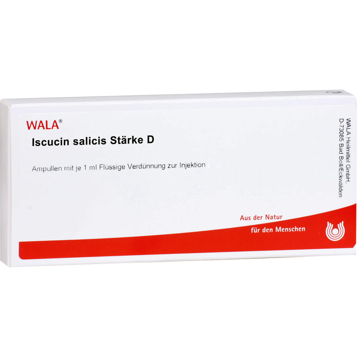 Iscucin Salicis Stärke D, 10X1 ml AMP