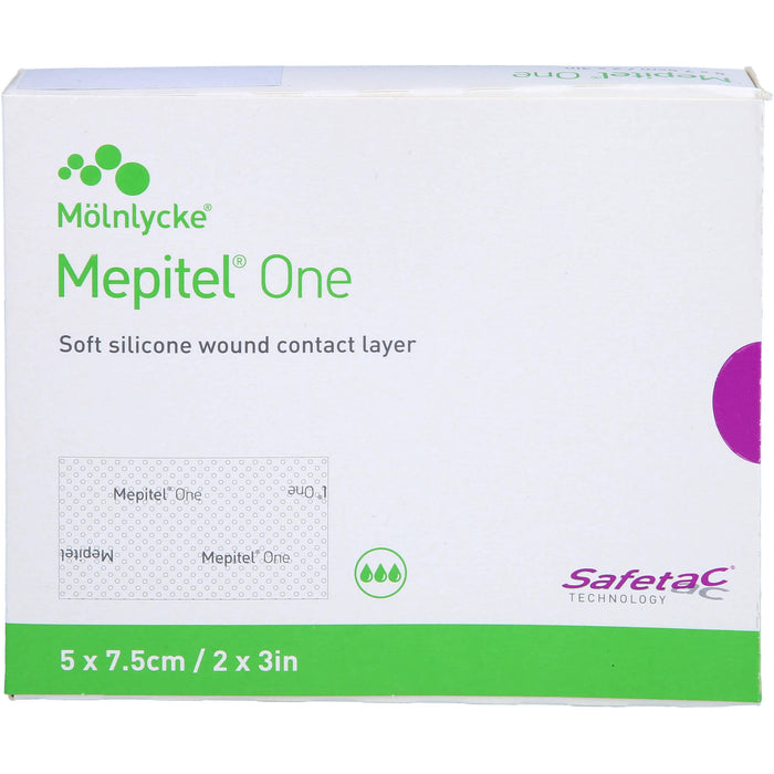 Mepitel One Silikon Netzverband 5 x 7,5 cm, 10 pcs. Wound dressings