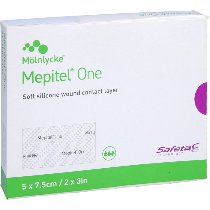 Mepitel One Silikon Netzverband 5 x 7,5 cm, 10 pcs. Wound dressings