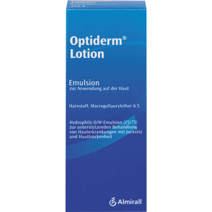 Optiderm Lotion bei Hauterkrankungen mit Juckreiz und Hauttrockenheit, 200 g Lösung