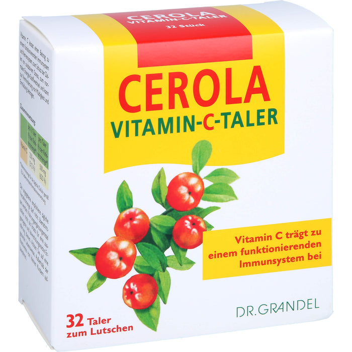 Dr. Grandel Cerola Vitamin-C-Taler zum Lutschen, 32 pc Tablettes