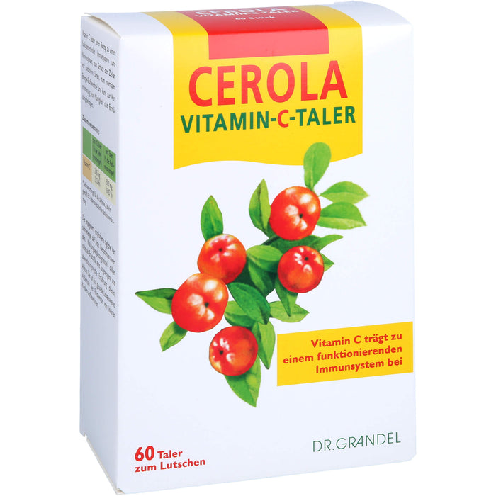 Dr. Grandel Cerola Vitamin-C-Taler zum Lutschen, 60 pc Tablettes