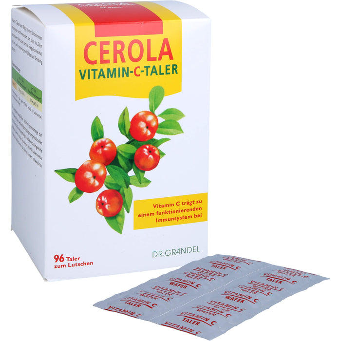 CEROLA Vitamin-C-Taler zum Lutschen, 96 pc Bonbons