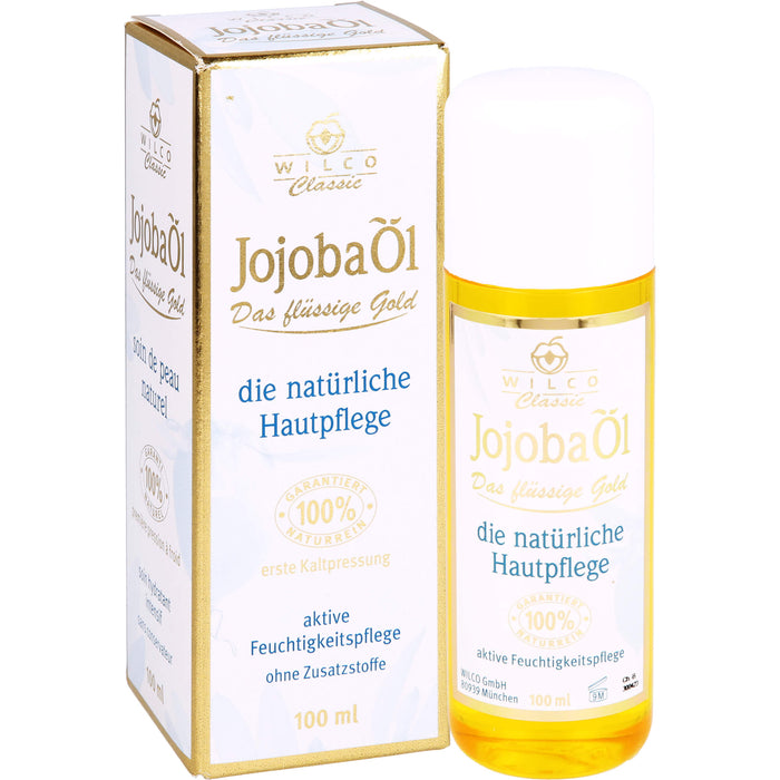 WILCO Jojoba Öl aktive Feuchtigkeitspflege, 100 ml Öl