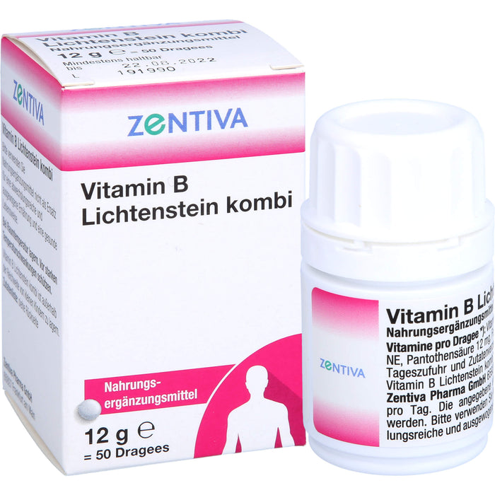 VITAMIN B Lichtenstein Kombi Dragees, 50 St DRA