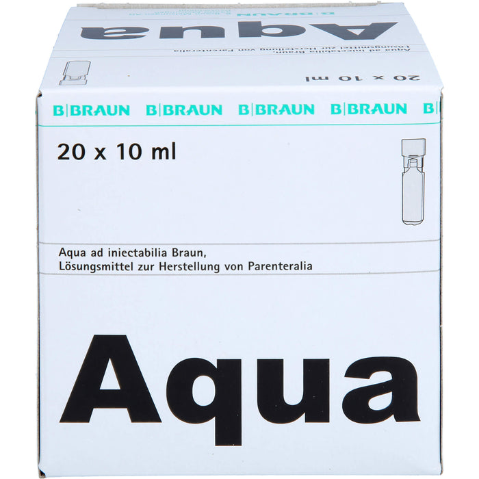 BRAUN Aqua ad iniectabilia Wasser für Injektionszwecke, 200 ml Solution