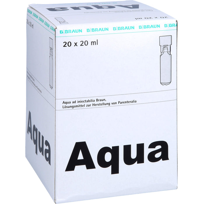 BRAUN Aqua ad injectabilia Ampullen, 20 St. Ampullen