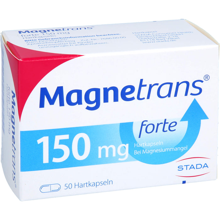 Magnetrans forte 150 mg Hartkapseln bei Magnesiummangel, 50 pcs. Capsules