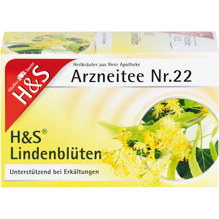 H&S Lindenblüten Arzneitee, 20 St. Filterbeutel