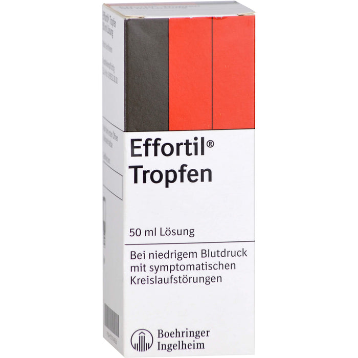 Effortil Tropfen bei niedrigem Blutdruck mit symptomatischen Kreislaufstörungen, 50 ml Solution