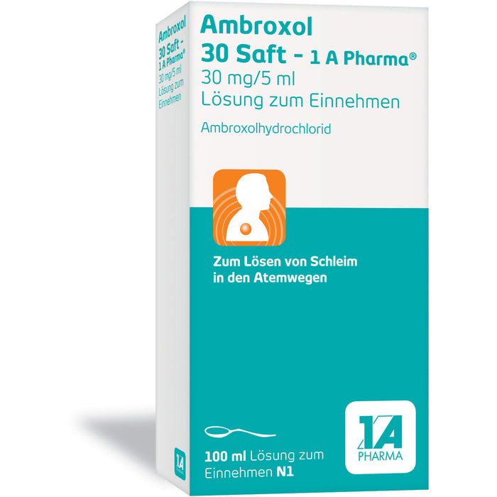 Ambroxol 30 Saft - 1 A Pharma, 100 ml Solution