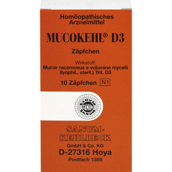 MUCOKEHL D3 Zäpfchen, 10 pcs. Suppositories