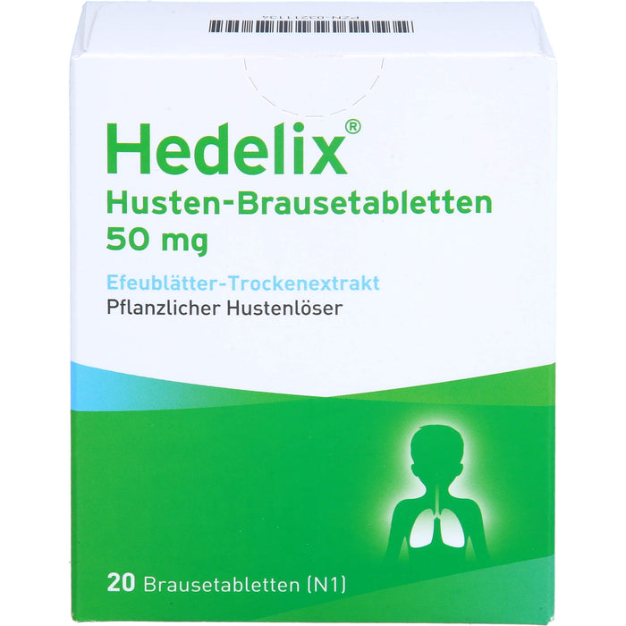 Hedelix Husten-Brausetabletten, 20 pcs. Tablets