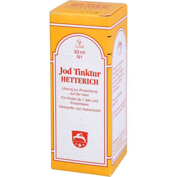 Jodtinktur Hetterich, 30 ml Lösung