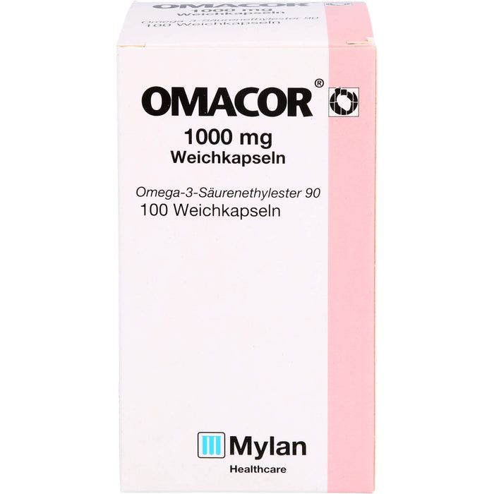 Omacor, 1000 mg Weichkapseln, 100 St. Kapseln