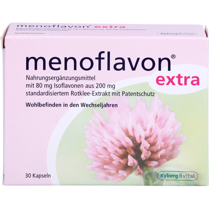 Menoflavon extra Kapseln für Wohlbefinden in den Wechseljahren, 30 pc Capsules