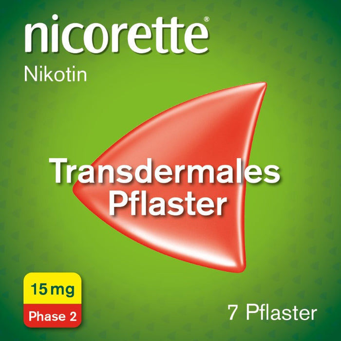 nicorette TX Pflaster 15 mg zur Raucherentwöhnung, 7 pc Pansement