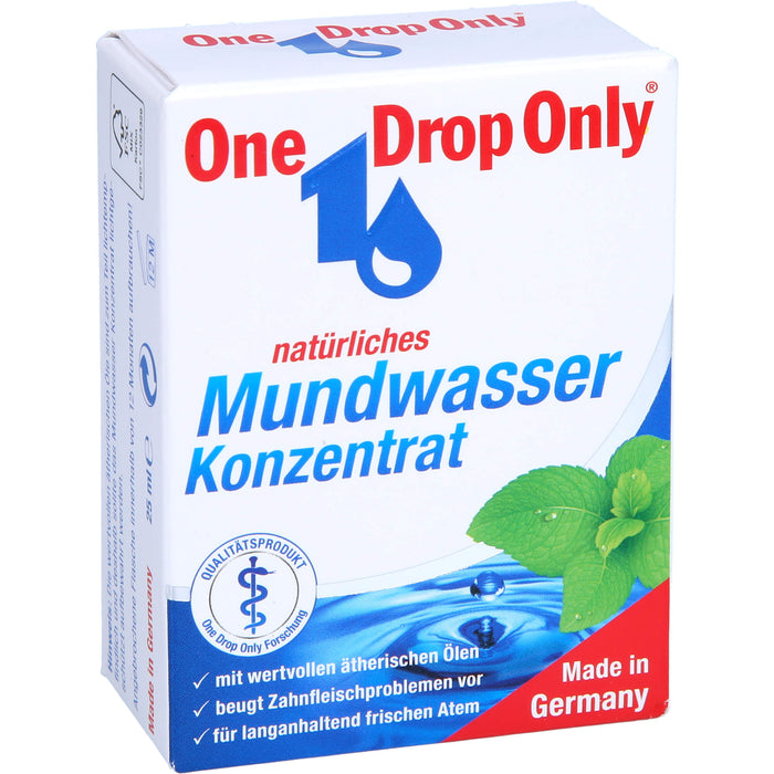 One Drop Only natürliches Mundwasser Konzentrat, 25 ml Solution