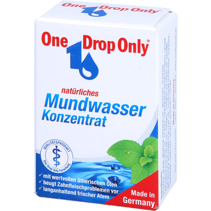 One Drop Only natürliches Mundwasser Konzentrat, 10 ml MUW